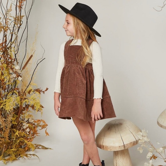 brown corduroy dress girls Girls Thanksgiving Dress, monogrammed thanksgiving dress, corduroy jum –  Sweet and Stitched